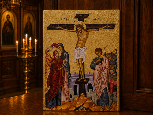 Icon of The Crucifixion of Jesus