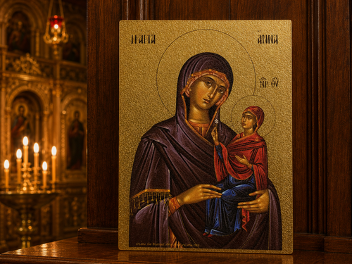 Icon of Anna and Mary