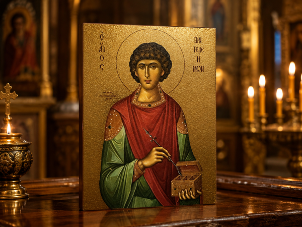 Icon of Saint Panteleimon the Great Martyr